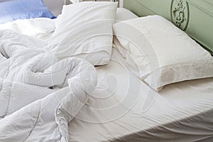 A real messy bedroom