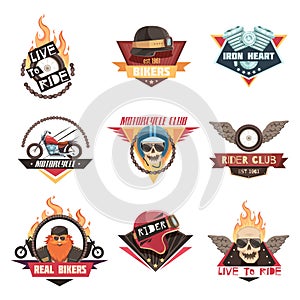 Real Biker Emblems Collection