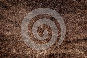 Real brown suede background texture