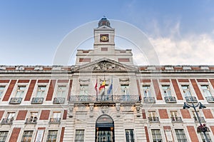 Real Casa de Correos building in Madrid, Spain. photo