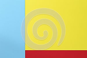 Colorful paper sheets