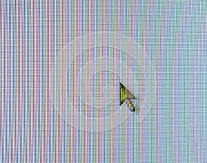 Real computer mouse pointer