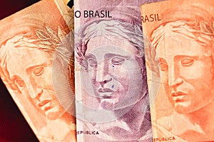 Real Currency. Dinheiro, Brasil, Reais.