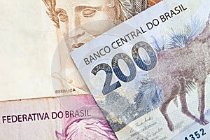 Real, Brazilian Currency. Money, Brazil, Dinheiro, Brasil, Reais. photo