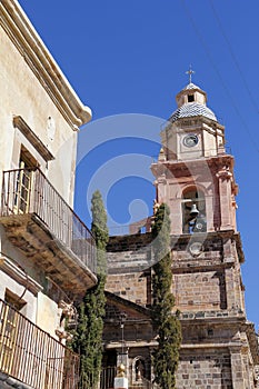 Belfry of the church of Real de catorce, san luis potosi I photo