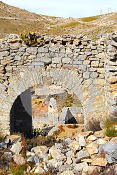 Ruins in the desert of Real de catorce, san luis potosi, mexico XIII photo