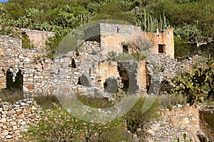 Abandoned houses in Real de catorce  in san luis potosi XX photo