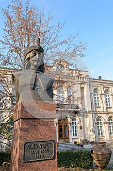 The real Dracula sculpture - romanian ruler Vlad Tepes