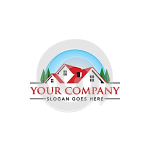 Real Estate Brokerage Logo Template