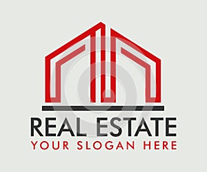 Real Estate, Building, Construction and Architecture Logo Vector Design