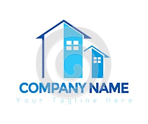 Real Estate, Building and Construction Logo Vector Design.