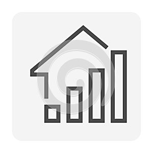 Real estate business vector icon set design, 48X48 pixel perfect and editable stroke