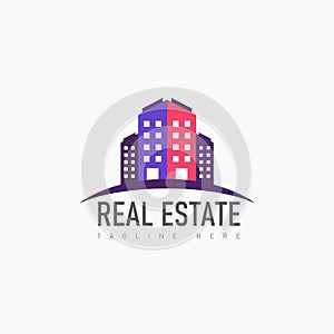 Real Estate Company Logo Icon Vector Design, Home logo design template, building logo design, house logo design, apartment logo de