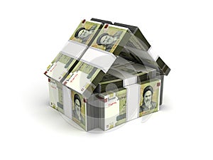 Real Estate Concept Iranian Rial