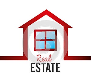 Real estate design, vector illustration.