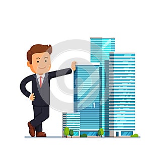 Real estate developer entrepreneur concept