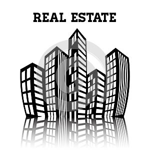 Real estate edifices and residential towers