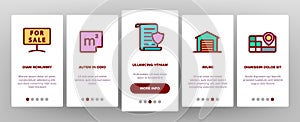 Real Estate Elements Vector Onboarding