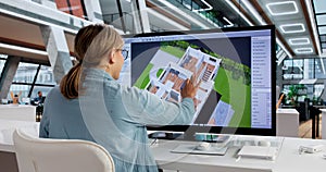 Real Estate Engineer Using 3D CAD Software