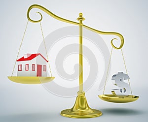 Real estate gold scale