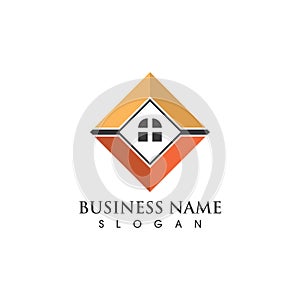 Real Estate home stay Property and Construction Logo