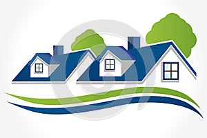 Real estate house logo