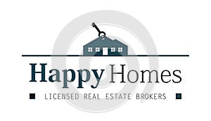 Real estate house logo