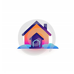 Real estate House love logo