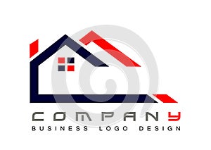 Real estate House roof and home logo vector element icon design vector on white background. Business, collection.