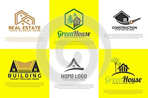 Real estate icon, house symbol, home logo. Building construction  vector flat icon for apps or website
