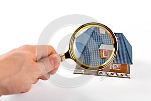 Real estate inspection and valuation concept photo