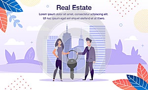 Real Estate Investment Flat Vector Promo Banner