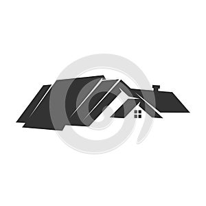 Real estate investment icon Illustration Brand company