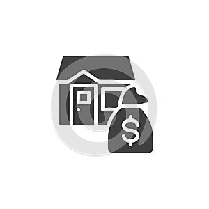 Real estate investment vector icon