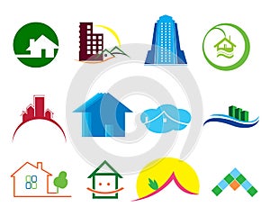 Real estate logo elements