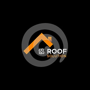 Real estate logo, house roof related to property logo, house rent.