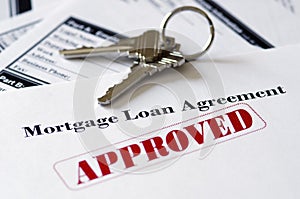 Real Estate Mortgage Approved Loan Document photo