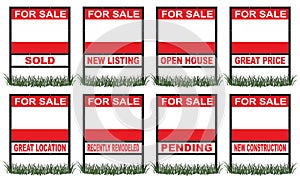 Real Estate For Sale Sign Short