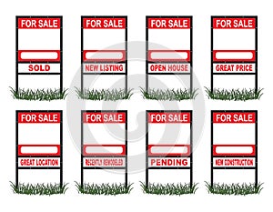 Real Estate For Sale Sign Standard