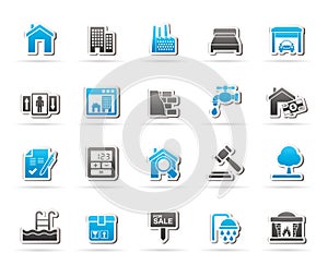 Real Estate services Icons