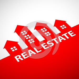 Real Estate. Stock illustration.