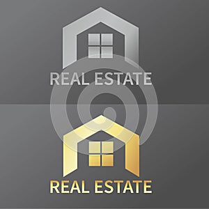 Real Estate template logo design
