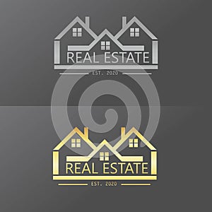 Real Estate template logo design