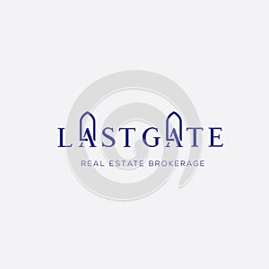 Real estates vector logo design