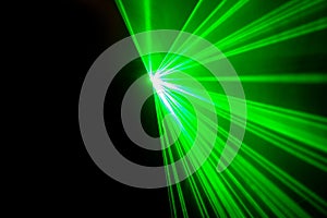 Real green laser lights
