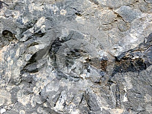 Real Grunge Rock Stone Texture. A real natural stone texture in pale blue, grey and brown ideal as a background, layer.