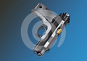 Real hand gun pistole 9mm