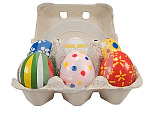 Real hand painted Easter eggs