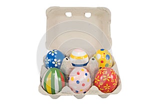 Real hand painted Easter eggs