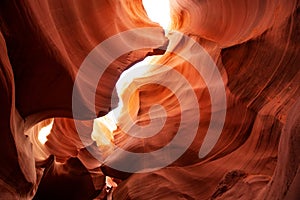 Real images of the lower Antelope canyon in Arizona, USA